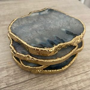 Tahari Home Quartz Coasters - 4 Pack